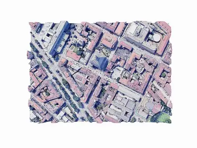 Mole Antonelliana Low-poly 3D model