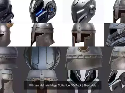 Ultimate Helmets Mega Collection  3D Pack