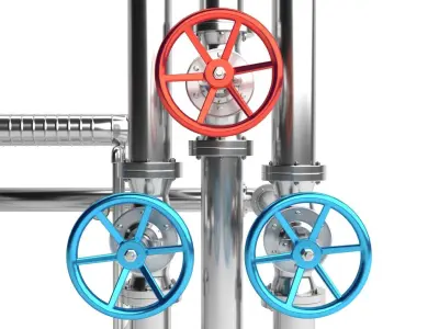 Industrial Pipe 3D model from CGTrader