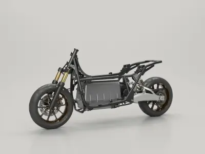SRA 0-E zero emission Electric Vehicle 3D model