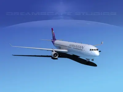 Airbus A330-300 Hawaiian Airlines 3D model