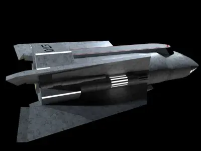 Spaceship 3D model shop