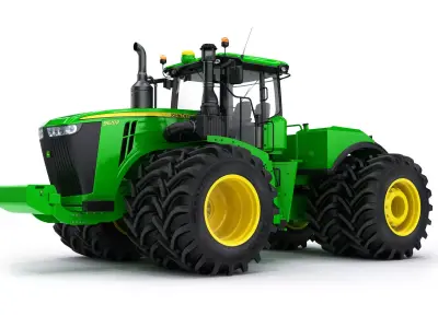 John Deere 9620R Power Tractor 3D model