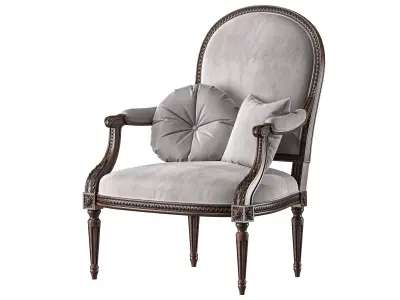 chairish armchair art 7847 3D model