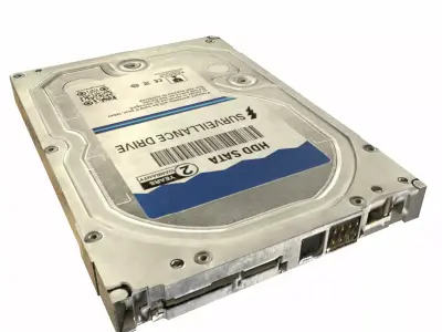 Hard Disk Low Poly Low-poly 3D model
