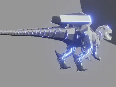 Mecha Rex 3D model