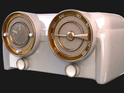 Radio 3D model 4