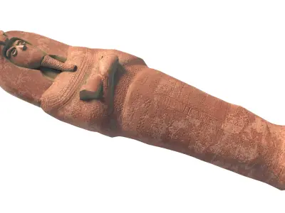 Akhenaten Low-poly 3D model