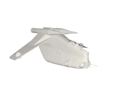 Spaceship concept 3D model buy
