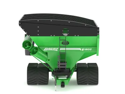 Brent V1300 Grain Cart High-Capacity Corner Auger Cart 3D model