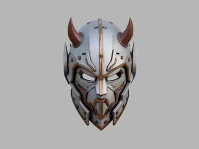 Sci Fi Helmet Low-poly 3D model buy