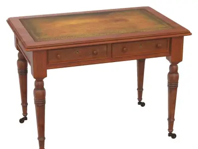 Antique Victorian Writing Table 3D model