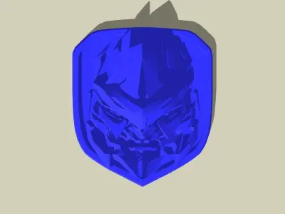 Megatron Emblem for Dodge Truck 3D print model