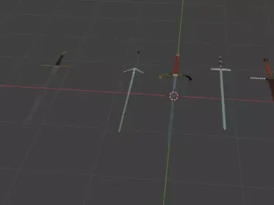 Swords Free 3D model