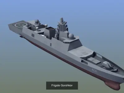4 VR Warships 3D Model Pack