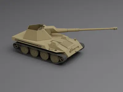 Krupp-Steyr Waffentrager 3D model