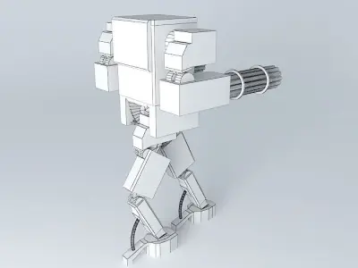 SketchMecha robot Free 3D model