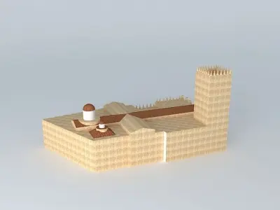 Cathedral of San Juan Bautista Badajoz Free 3D model