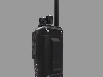 Walkie-Talkie Low-Poly Low-poly 3D model purchase
