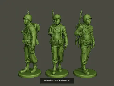 American soldier ww2 A3 Pack