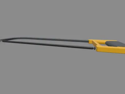 Hand Saw Low-poly 3D model purchase