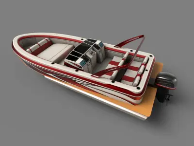 Performance Pontoon 3D model