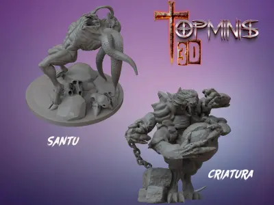 CREATURES FOR ROLE PLAYING GAMES 3D print model