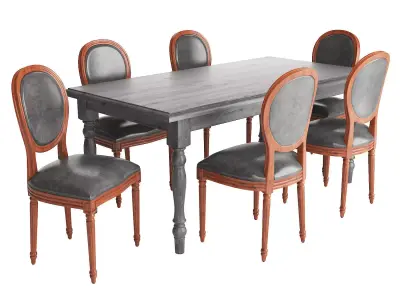 Dining set 28 3D model