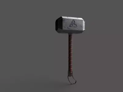 3d model thor hammer 3D model