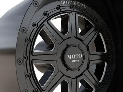 MOTO METAL PHANTOM WHEEL 3D MODEL 3D model