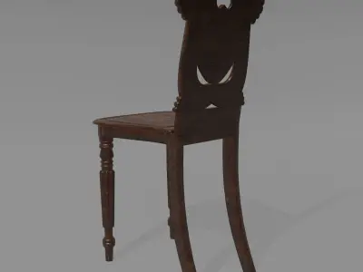 Regency Hall Chair  3D model