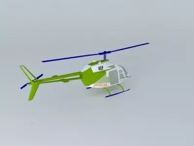 Helicopter Free 3D model shop