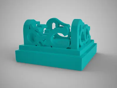 Antique Note Holder 3D print model