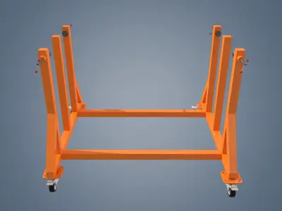 Tool carts 3D model Low-poly 3D model