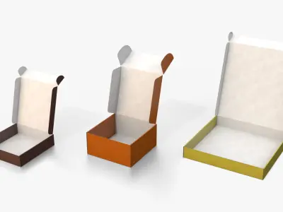  Mailer Boxes - Colored Variety Packaging Set 