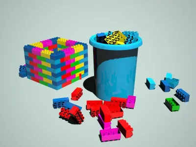 lego toys Free 3D model