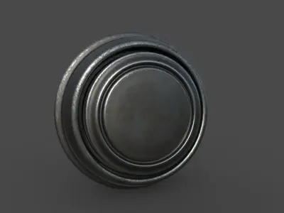 Smart material metal pack  Low-poly 3D model