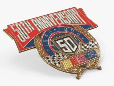 NASCAR Fan Pins Collection 2 3D model