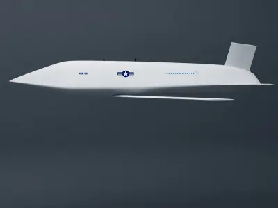 Jassm AGM-158 Missile Low-poly 3D model