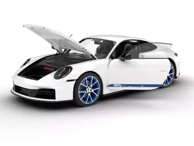 Porsche 911 Carrera T Manual 2025 HQ 3d model 3D model