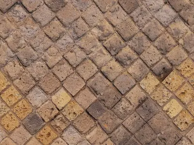 Medieval Stone Diamond Wall Texture