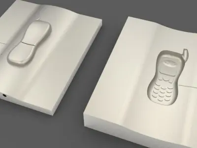 Injection Mold for a Plastic Component Free 3D model