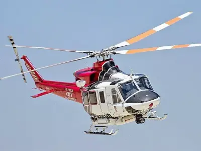 Bell 412  helicopter  3D model