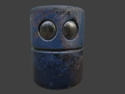 Different Cylinder  Free low-poly 3D model