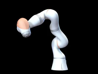 lightweight industrial robot arms   3D model