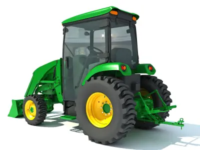 Compact Utility Tractor 3D model