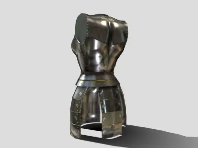 Medieval Fantasy Armour Low-poly 3D model
