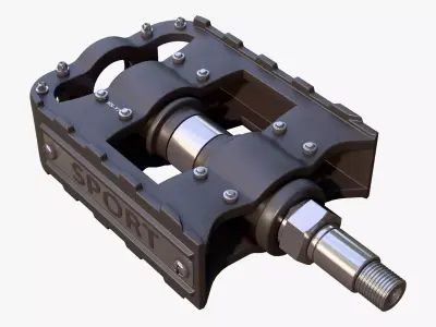 Bicycle Pedal Platform M1 3D model