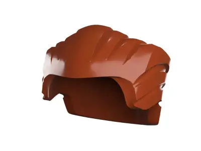 Custom3Dprint Minifigure Accessory - Minifigure Hair S2 - 001 3D print model
