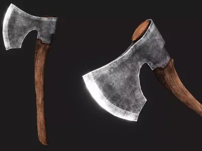 Baltic Broad Axes Low-poly 3D model